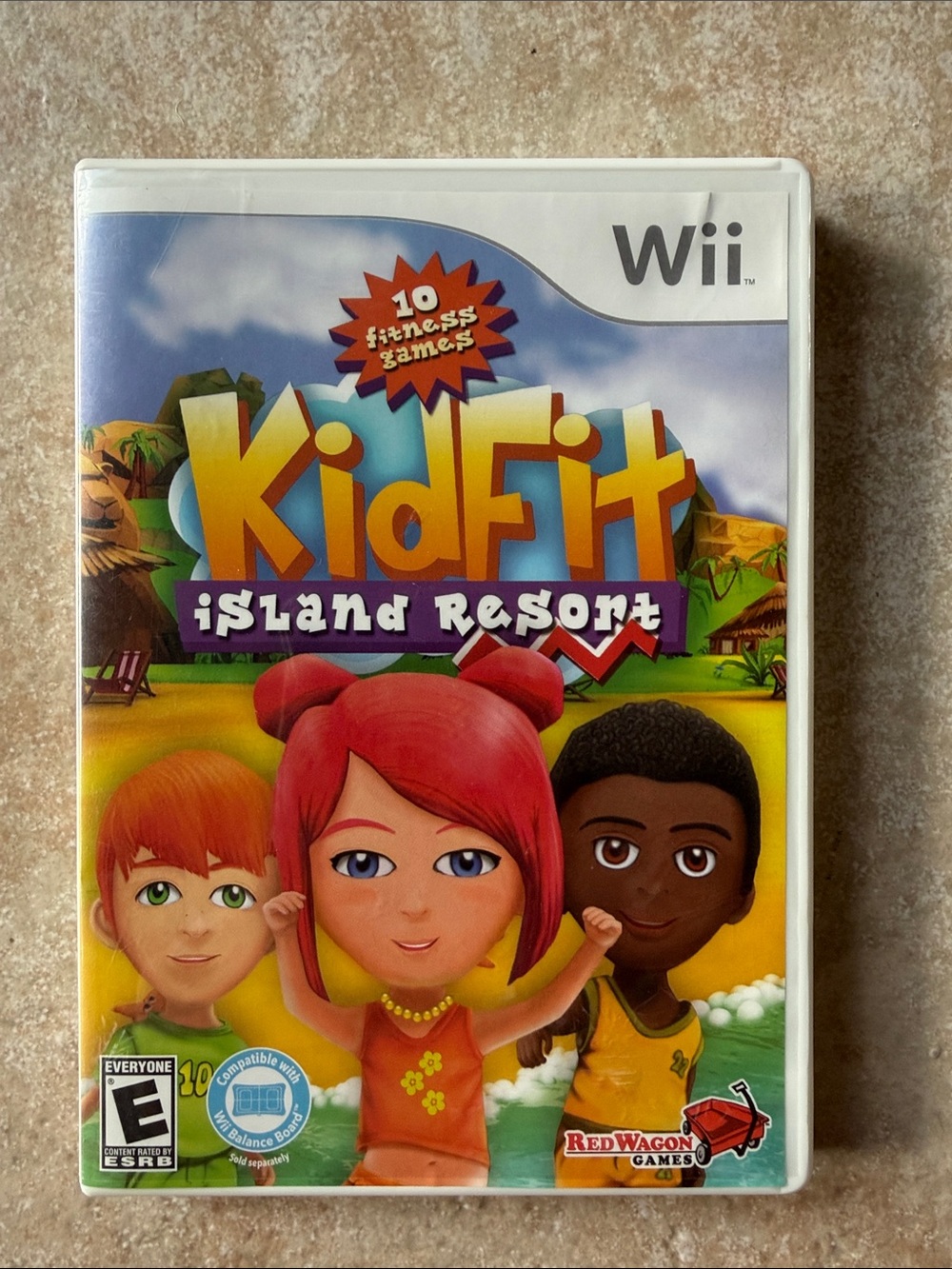Nintendo KidFit Island Resort - White Case with Multicolor Cover